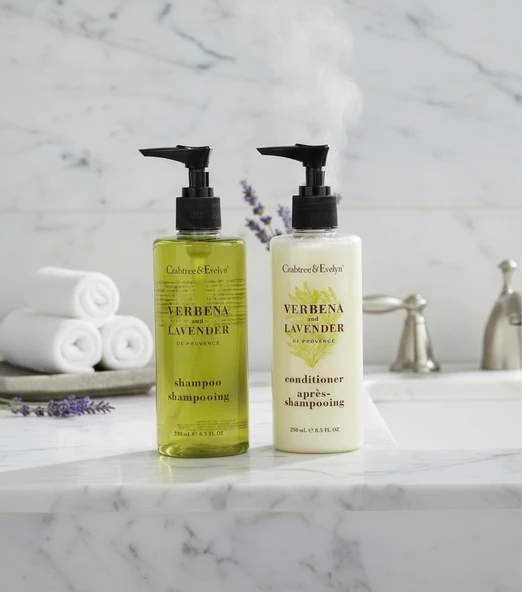 Crabtree & Evelyn's Verbena & Lavender 2'li Saç Bakım Seti 2 x 250 ML ürün görseli 1