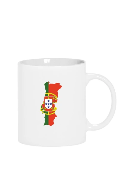 Euro 24 Portugal Beyaz Kupa Bardak ürün görseli 1
