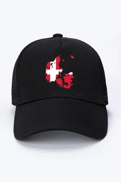 Euro 24 Denmark Siyah Fileli Şapka ürün görseli 1
