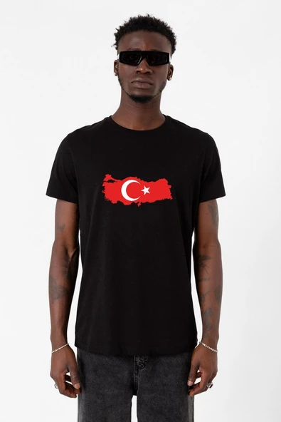Euro 24 Türkiye Siyah Erkek Tshirt ürün görseli 1