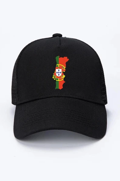 Euro 24 Portugal Siyah Fileli Şapka ürün görseli 1
