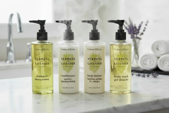 Crabtree & Evelyn's Verbena & Lavender 4'lü Saç ve Vücut Bakım Seti 4 x 250 ML ürün görseli 1