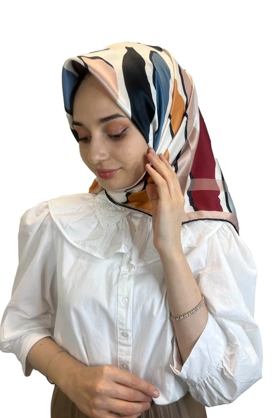 Quare Desenli Rayon Eşarp 01072  FONDÖTEN ürün görseli 1