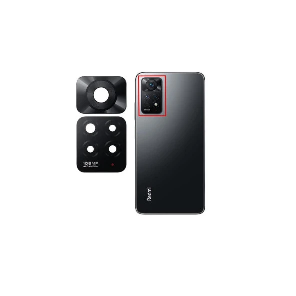 Xiaomi Redmi Note 11 Pro 4G İle Uyumlu Kamera Camı ürün görseli 1