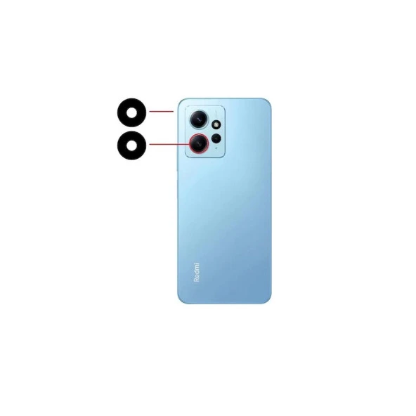 Xiaomi Redmi Note 12 4G İle Uyumlu Kamera Camı ürün görseli 1
