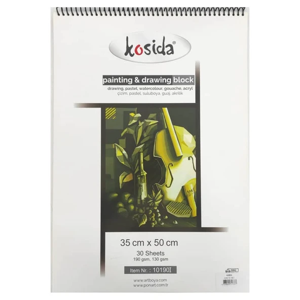 Kosida Painting & Drawing Blok 35x50 cm 190 gr 30 yp ürün görseli 1