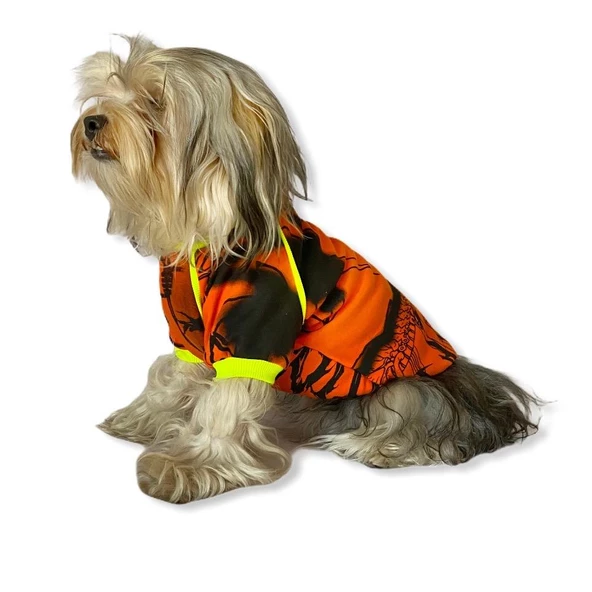 Orange Grafiti Sweat by Kemique Köpek Kazağı ürün görseli 1