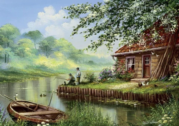 Art Puzzle Akşam Oltası 500 Parça Puzzle 5071 ürün görseli 1