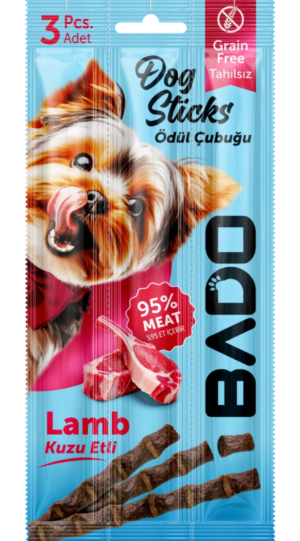 Bado Köpek Ödül Çubuğu Kuzu Etli 3X5gr ürün görseli 1