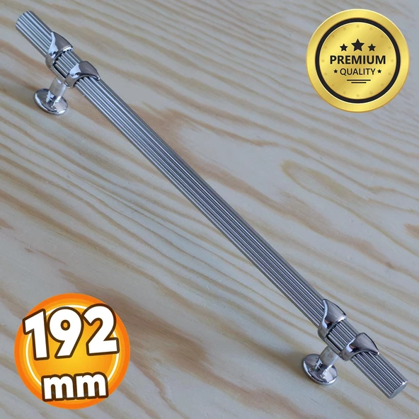 Emir Kulp Krom (192 MM - 19.2 CM) Metal Mobilya Mutfak Çekmece Dolap Dolabı Kulbu Kulpu Kulpları ürün görseli 1