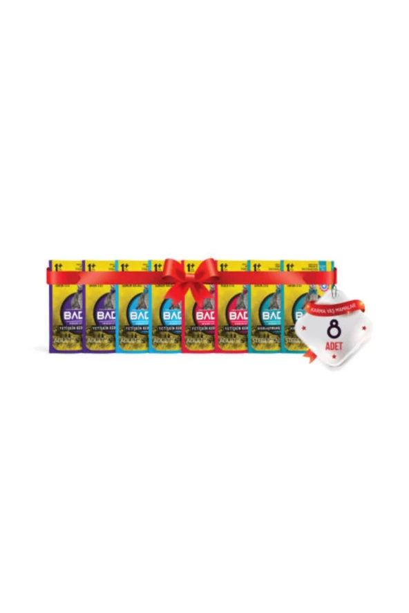 Bado Yetişkin Yaş Kedi Maması 85Gr Karma Paket 8'li ürün görseli 1
