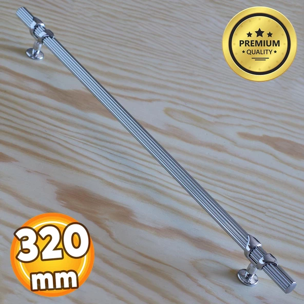 Emir Kulp Krom 320 mm - 32 cm Metal Mobilya Mutfak Çekmece Dolap Dolabı Kapak Kulbu Kulpu Kulpları ürün görseli 1