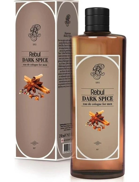 Rebul Kolonya 250ml Dark Spice ürün görseli 1