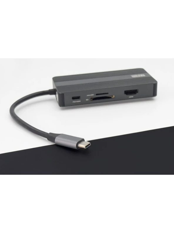 Secuzi 8in1 Type-C Docking Station / Hub - Resim 4