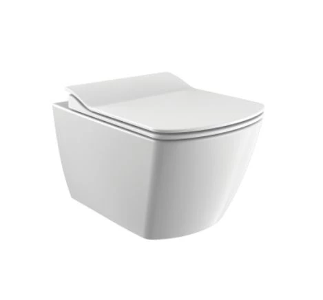 Creavit EG321 Elegant Rim-Off Kanalsız Asma Klozet ve Creavit Yavaş Kapanan Klozet Kapağı ürün görseli 1
