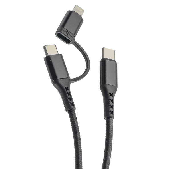 Secuzi 60W Hızlı Şarj Kablosu Type-C To Type-C / Lightning ürün görseli 1