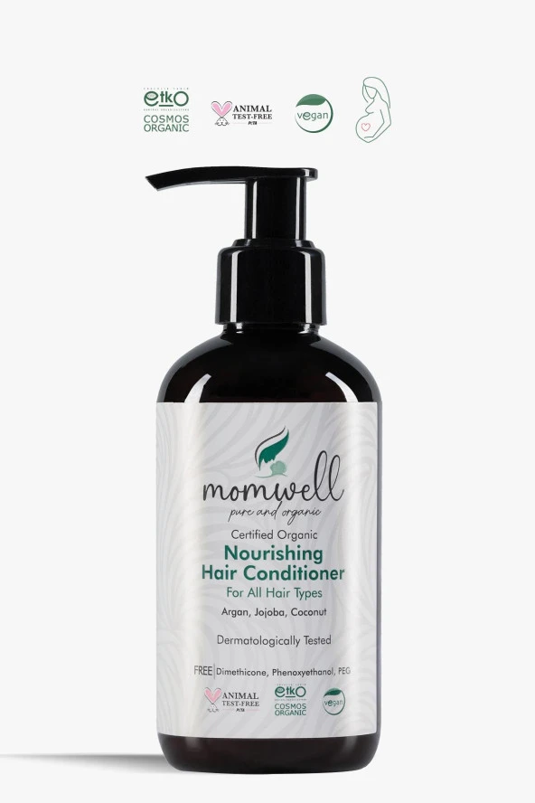 Momwell Organik Besleyici Koruyucu Nemlendirici Saç Kremi 200ml ürün görseli 1