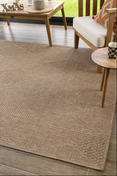 Rusticana 3102 Naturel Jüt Halı Modern Örme Kilim ürün görseli 1