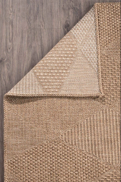 Rusticana 3102 Naturel Jüt Halı Modern Örme Kilim - Resim 4