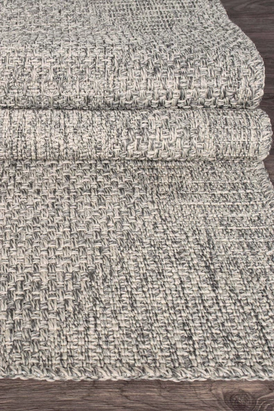 Rusticana 3104 Naturel Jüt Halı Modern Örme Kilim - Resim 3
