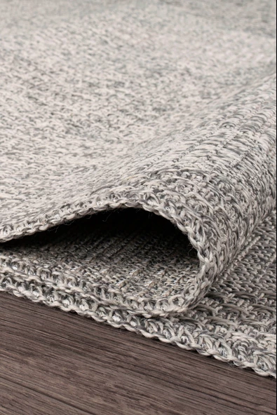 Rusticana 3104 Naturel Jüt Halı Modern Örme Kilim - Resim 2
