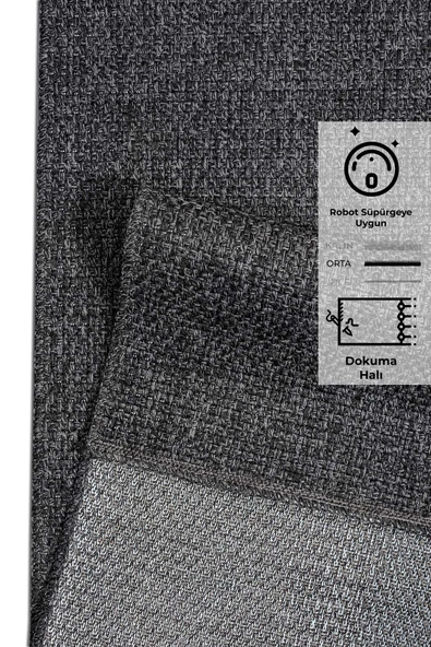 Modern Jüt Yolluk Halı Rusticana 3105 Naturel Örme Kilim ürün görseli 1