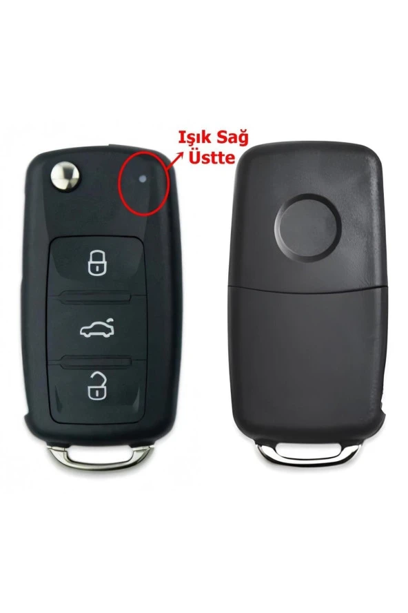 Seat Leon Ibiza Toledo Altea Uyumlu UDS Anahtar Kabı Kumanda Kabı Oto Anahtarlık Pimli Logolu ürün görseli 1
