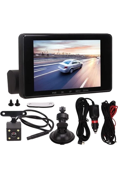 Navigold DS-413 Full Hd 1080P Araç Içi Dvr Kamera 3 Kameralı ürün görseli 1