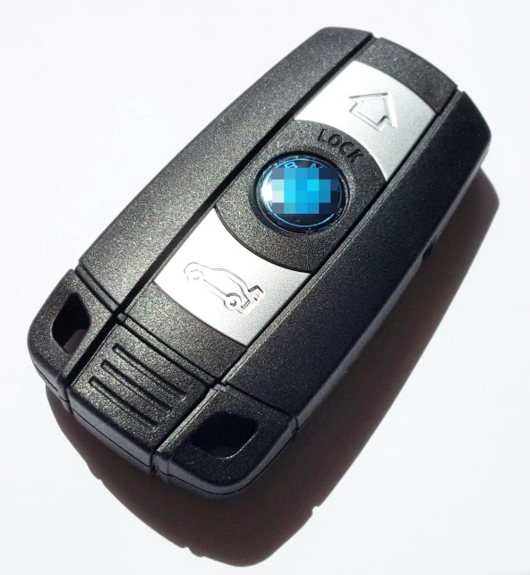 BMW E87 E90 2004-2013 Uyumlu Smart Anahtar Kabı Kumanda Kabı Oto Anahtarlık Logolu CAS3 ürün görseli 1