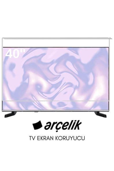 Arçelik Uyumlu 40" inç 140 Ekran Tv Koruyucu Kırılmaz Paneli ürün görseli 1