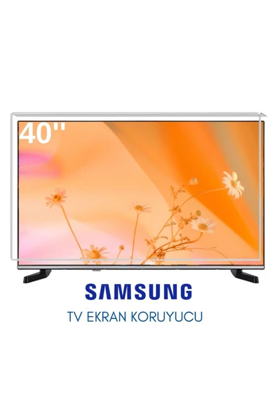Samsung Uyumlu 40" inç 140 Ekran Tv Koruyucu Kırılmaz Paneli ürün görseli 1