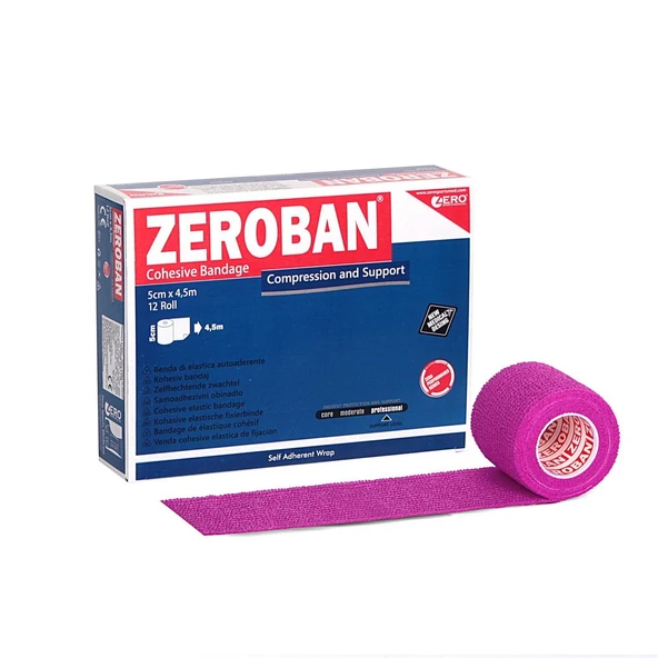 Zeroban 5cm x 4,5m Purple - Resim 3