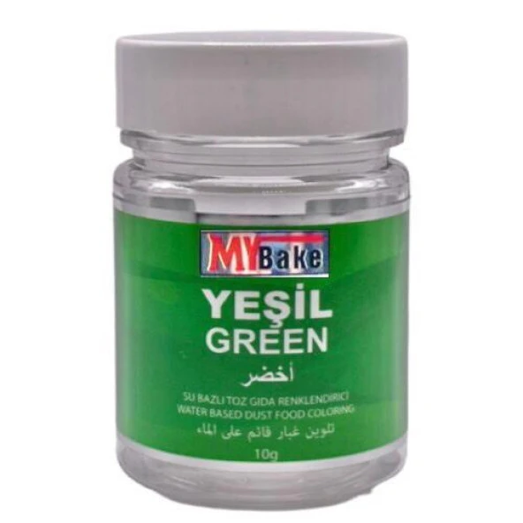MY BAKE SU BAZLI YEŞİL GIDA RENKLENDİRİCİ 10 GR ürün görseli 1
