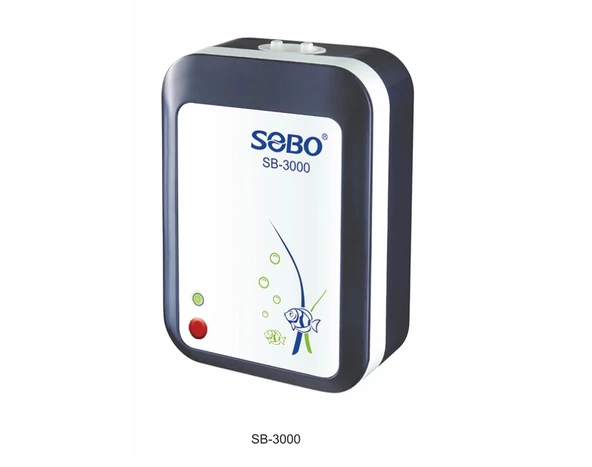 Sobo AC/DC Çift Çıkışlı Hava Motoru 2.8W 2X3 Lt/dk SB-3000 ürün görseli 1