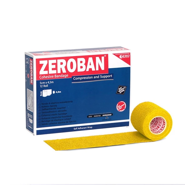 Zeroban 5cm x 4,5m Yellow ürün görseli 1