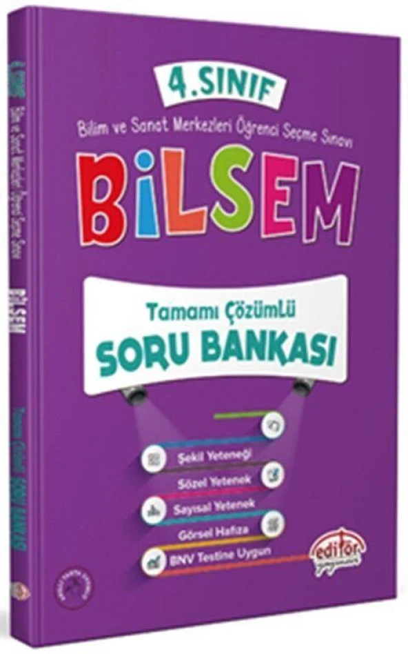 4. Sınıf Bilsem Soru Bankası Editör Yayınları ürün görseli 1