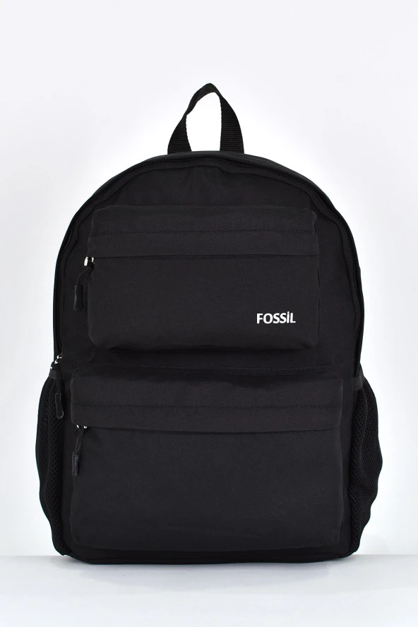 Fossil Unisex Çok Gözlü Günlük Seyahat Okul Sırt Çantası Siyah 9503 ürün görseli 1