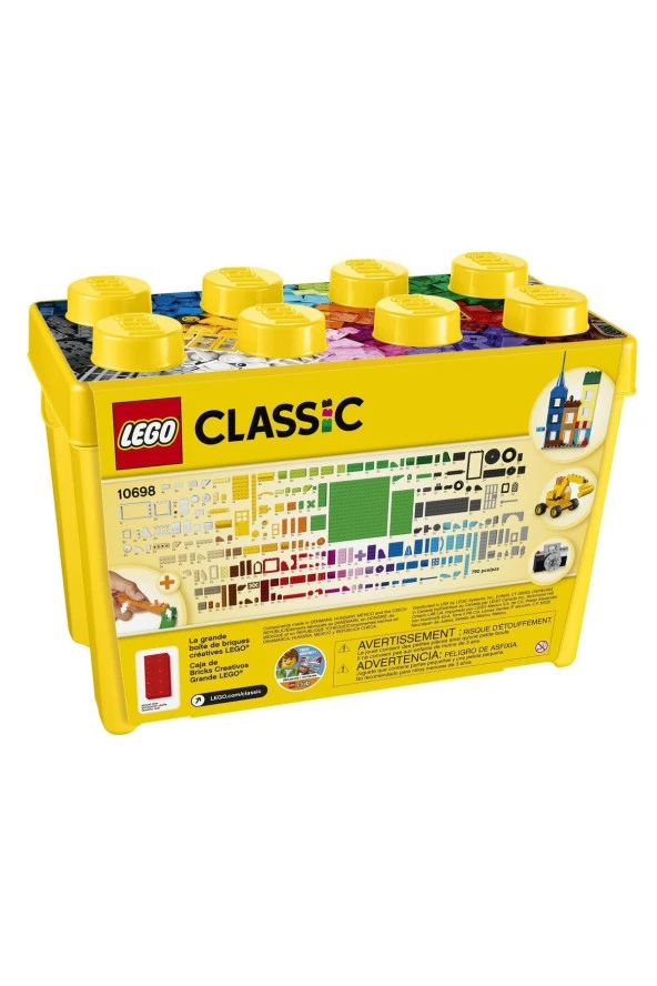10698 ® Classic Büyük Boy Yaratıcı Yapım Kutusu / 790 Parça / +4 Yaş ürün görseli 1