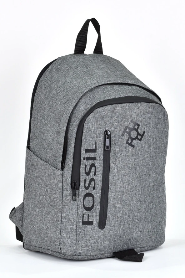 Fossil Unisex Çok Gözlü Günlük Seyahat Okul Sırt Çantası Gri 9500 ürün görseli 1