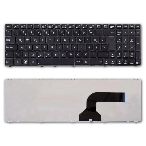 Asus F55, F55A, F55C, F55U, F55V Notebook Klavyesi - Siyah - TR (Tip.1) ürün görseli 1