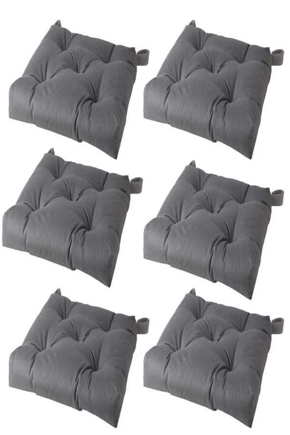Malında Sandalye Minderi 6 Adet 40/35x38x7 cm ürün görseli 1