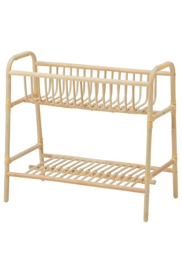BUSKBO El Dokuması Çiçeklik, Rattan, 60 cm ürün görseli 1