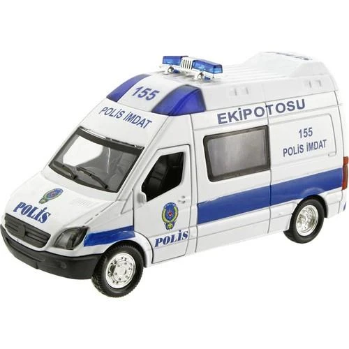 BİRLİK IŞIKLI METAL ÇEKBIRAK POLİS EKİP OTO FY5058SB-12D ürün görseli 1