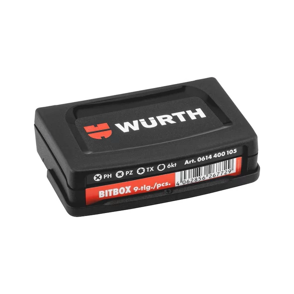 WÜRTH BİTS UÇ SETİ PH/PZ/TX/ALLEN-9P - Resim 3