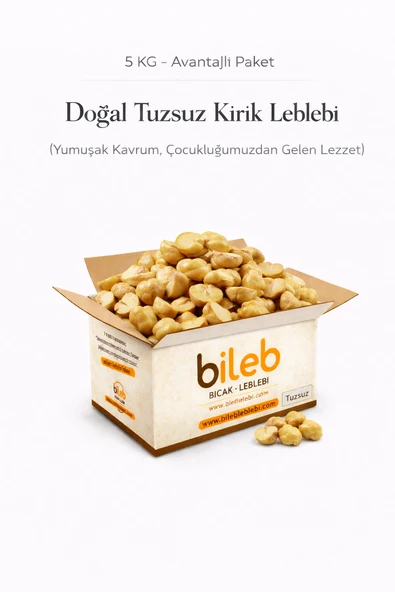 Kırık Leblebi 5 KG  Tuzsuz Avantajlı Paket ürün görseli 1