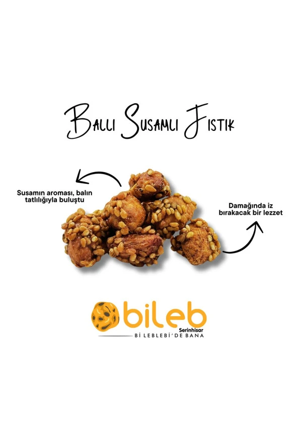 Ballı Susamlı Fıstık 1 Kg ürün görseli 1