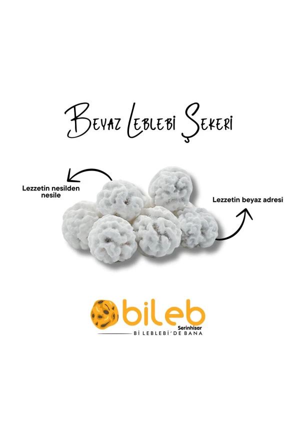 Beyaz Leblebi Şekeri 1 Kg ürün görseli 1