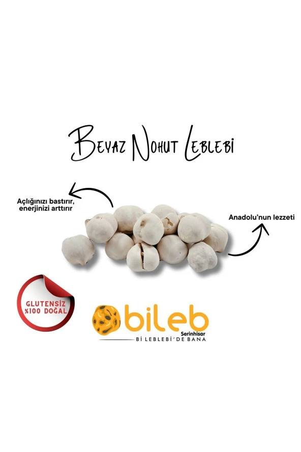 Beyaz Nohut Leblebi 1 Kg ürün görseli 1