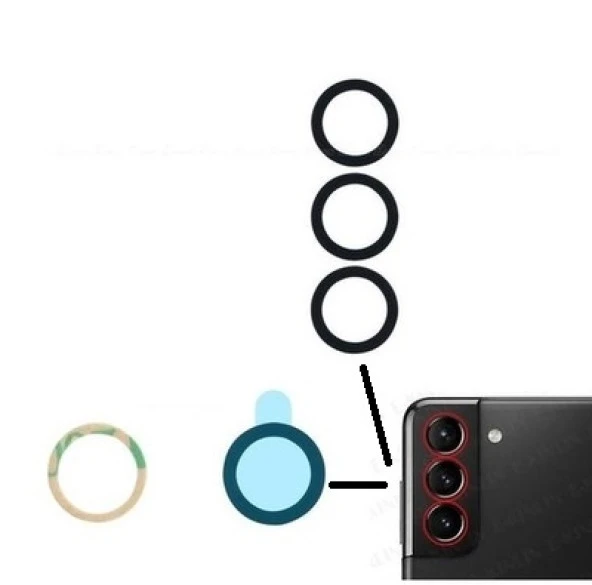 Samsung S21 Kamera Lens Camı ürün görseli 1