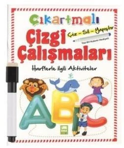 Ema Harflerle İlgili Aktiviteler Çıkartmalı Çizgi Çalışmaları ürün görseli 1